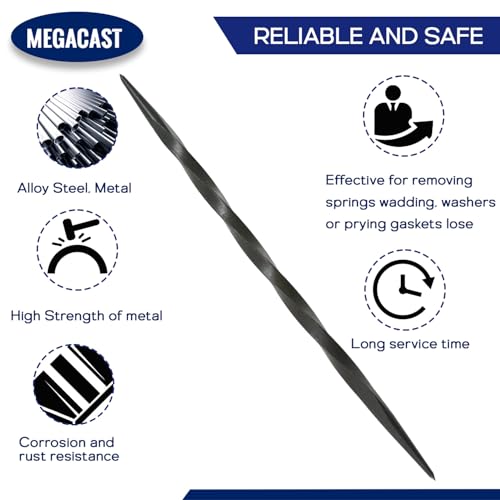 MegaCast High Precision Double Ended Steel Scribe and Etching Tool with Twist Grip, 6.5 Dual-Tip Metal Marking & Layout Tool for Craftsmen - Image 6