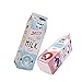 Funny live Creative Milk Cartons Waterproof PU Big Capacity Pencil Case PU Pencil Holder Pen Pouch Stationery Organizer for Boys and Girls,Pack of 2