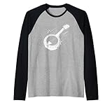 Photo Gallery grafica del banjo maglia con maniche raglan Photo Gallery grafica del banjo maglia con maniche raglan