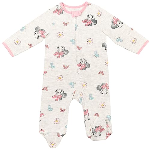 Disney Junior Baby Girls 2 Pack Zip Up Sleep N' Plays Newborn to Infant Sizes (Newborn - 24 Months)3