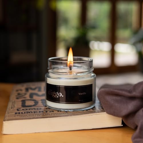 Vela Aromática Perfumada Vegetal Vanilla diggo. 140g