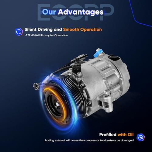Image of ECCPP AC Compressor Fit for Lexus LS430 4.3L 2001 2002 2003 | Fast Cooling AC Compressor with Clutch