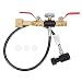 Produktbild Aufee CO2-Adapter, Anschluss CO2-Fülladapter 24-Zoll-Schlauch mit Manometer-Doppelventil für Soda Stream(Inflatable Valve W21.8)