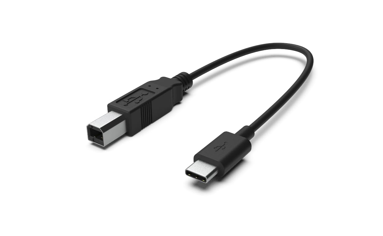 CME WIDI Uhost Zestaw Kabli USB-B OTG (2-Pak) – USB-B OTG do USB-C oraz USB-A do USB-C do Podłączania Urządzeń MIDI i Komputerów do WIDI Uhost