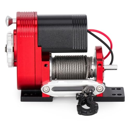 1/10 Scale Aluminum Winch for RC Crawler 50lbs Load