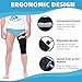 WEEOATAR Catheter Leg Bag Nephrostomy Bag Holder, Secure Urine Bag, Easy to Use with Zipper, Invisible Catheter Supplies for Both Men and Women (S)