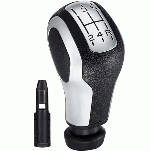 Pomo de 5 cambios de marcha para coche, compatible con Peugeot 106 107 205 206 207 301 306 307 308 406 407 408 508 605 806 807 2008 3008 5008 y Citroen C2 C3 C4 C5 Picasso Saxo Xsara Elysee