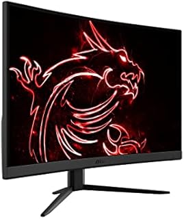 MSI Optix G32CQ4 Curved Gaming Monitor - 32 Inch, 16:9 WQHD (2560 x 1440), 2K, VA, 165 Hz, 1 ms, 1500R, FreeSync Premium, DisplayPort, HDMI, Anti-Flicker, Less Blue light, Frameless, Black