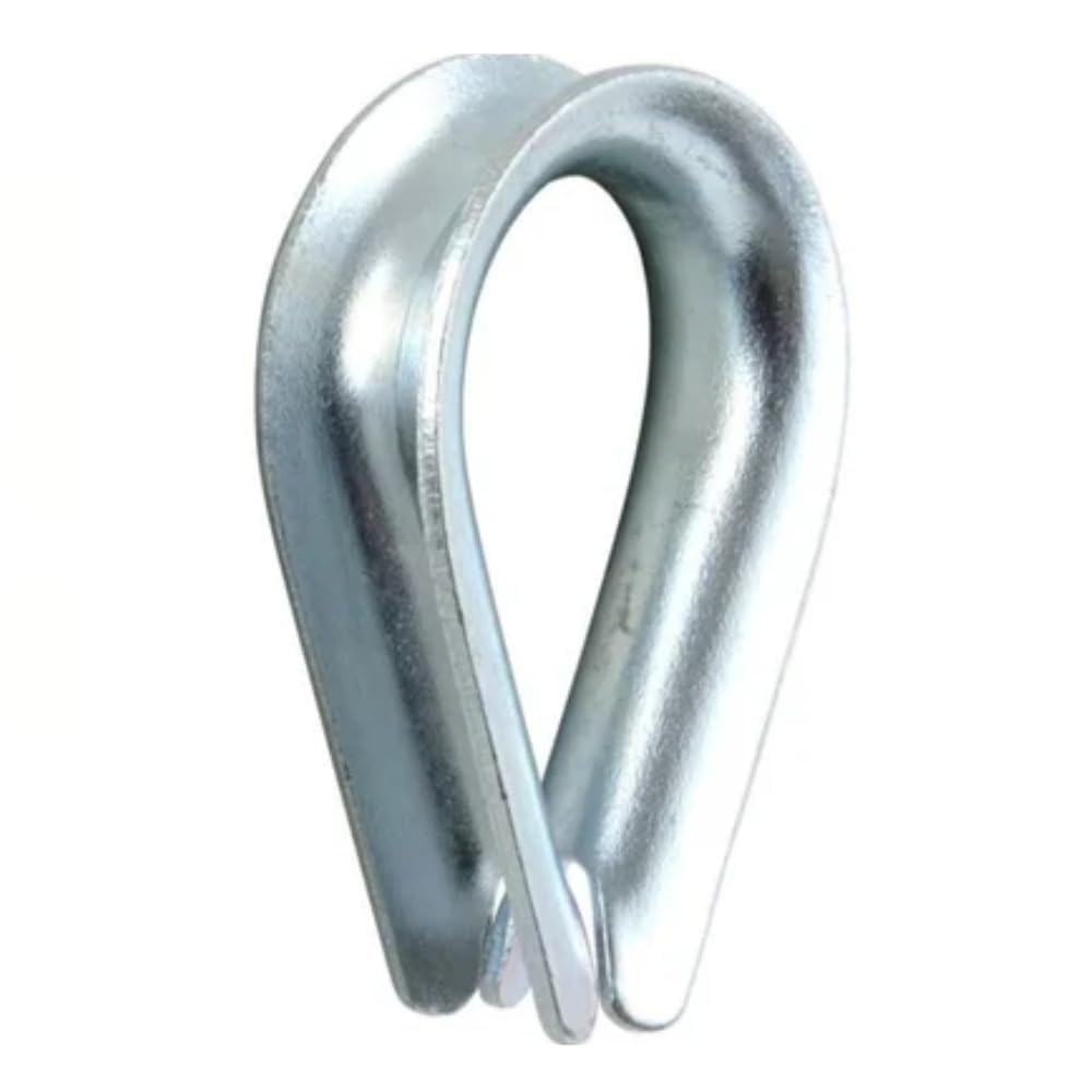 Conclood India Galvanised Thimble | Wire Rope Eye Thimble | Thimble for Wire Rope & Heavy-Duty Thimble | Essential for Safety & Superior Protection (8MM, 2)-image-12