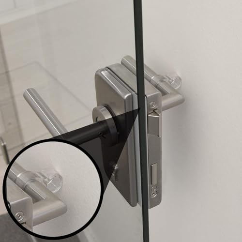Leucasa 12 Pièces Protection Poignee Porte Transparents 8-Forme Butee de Porte Stop Porte pour Les Poignées de Porte – vue 4