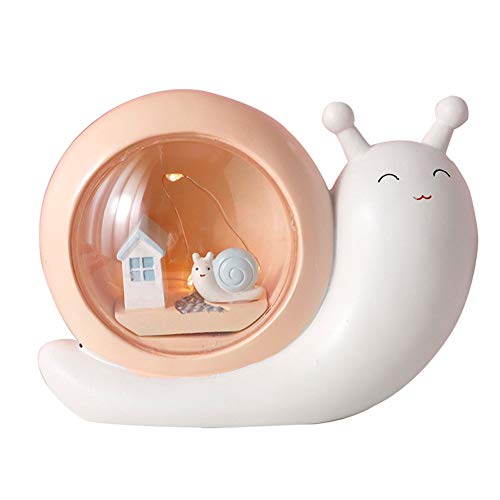 Preisvergleich Produktbild Knowooh Nachtlicht Kinder LED Schlafzimmer Nachttischlampe Niedlich Schnecke Nachtlicht USB aufladbar LED-Lampe mit USB Ladekabel für Baby Kinder(Beige)
