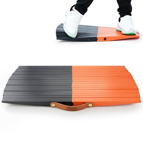 Golf Pressure Plate Golf Balance Board Training Aid with Real-Time Feedback Left/Right & Fore/Aft Golf Weight Shift Board - Boosts Speed & Distance Golf Swing Trainer for Gravity Dual-Axis Analysis