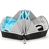 Electronics Travel Organizer Storage Bag, Travel Accessory Handle Bag, Gadgets Organizer Pouch, Travel Friendly Electronics Organizer by VanFn P.Travel Series