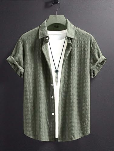Image of Lymio Men Polyester Loose Casual Shirt || Stylish (Insta)
