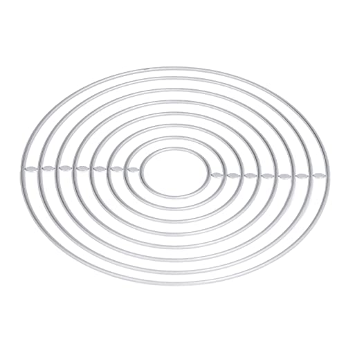 Circle Cutter Die Cutting Machines,Circle Cutting Dies for Card Making,Circles Metal Die Cuts Stencils Carbon Steel Embossing Paper Cutting Dies Stencils for DIY Scrapbooking Album Card Making