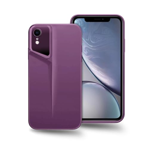 Image of Amazon Brand - Solimo Ultra-Thin Blade Runner Series Matte Finished Camera Protection Soft Back Cover for Apple iPhone XR - Purple