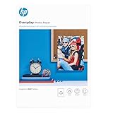 HP Everyday Photo Paper | Glossy | A4 (210 x 297 mm)| 25 sheets | 200 g/m2 | Works with inkjet printers | White | Q5451A