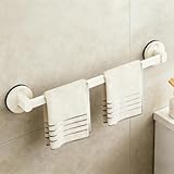 Toallero Ventosa Baño, 40 cm Toallero Barra Extra Fuerte Toalla Colgador...