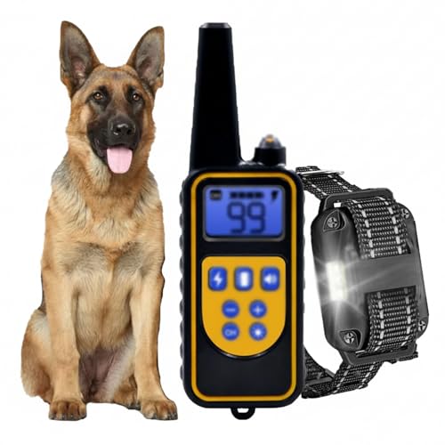 Erziehungshalsband Hunde,Hundetrainingshilfe,klassisches Hundehalsband, sicher und bequem, geeignet für große mittlere kleine Hunde (AA3)