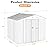 Endark Heavy-Duty Metal Storage Shed with Lockable Sliding Doors, Waterproof and Anti-Corrosion, Air Vents for Garden, Backyard, Patio, and Lawn - Perfect for Tools, Bikes (10 * 10 FT)
