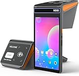 4G & WiFi POS Terminal,Symcode 3GB RAM 16GB ROM Adnroid POS System Cash Register with 8 Inch 800 * 1280 IPS Touch Screen,58mm Receipt & Label Printer 90mm/s Printing Speed,2D Barcode Scanner and NFC