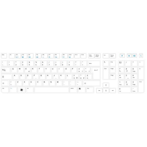 KENSINGTON Tastiera Advance Fit™ std. sottile - IT - K72357IT