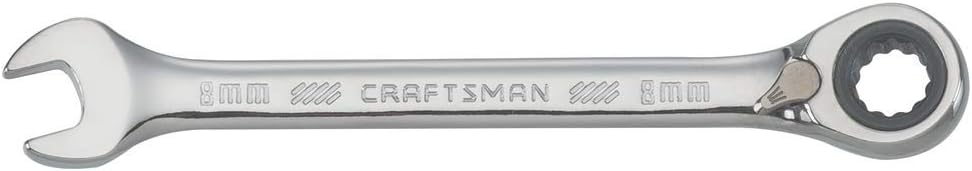 CRAFTSMAN Ratcheting Wrench, Metric, Reversible, 10mm, 72-Tooth, 12-Point (CMMT42421)