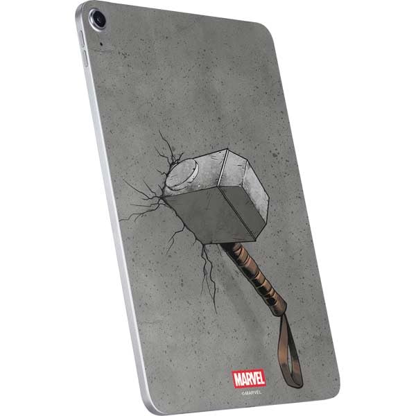 Skinit Decal Tablet Skin Compatible with iPad 11th Gen (2025) - Officially Licensed Marvel Thor Thors Hammer Mjolnir Design
