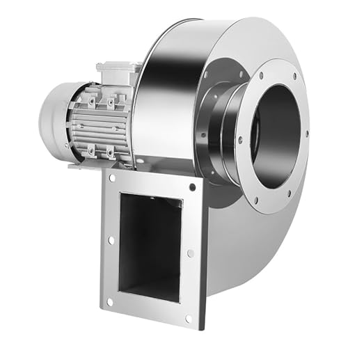 Small Boiler Blower, 304 Stainless Steel Centrifugal Blower Fan, High Temperature Resistant Pure Copper Motor, for Boiler Combustion, Factory Ventilation(297 * 281 * 325mm) - WXXSHGDW WXXSHGDW