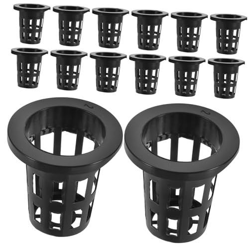 ibasenice 50 Pezzi Piccoli Vasi Rete Idroponici Riutilizzabili Cestini per Coltivazione Resistenti e Versatili per Giardinaggio Indoor e Piante Acquatiche