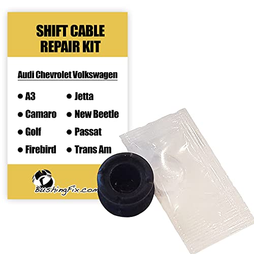BushingFix JE1Kit - Automatic Transmission Shift Cable Bushing Repair Kit, Replacement Shifter Cable Bushing, Quality Transmission Repair Kit, Compatible with Volkswagen, Audi, Porsche & Other Brands