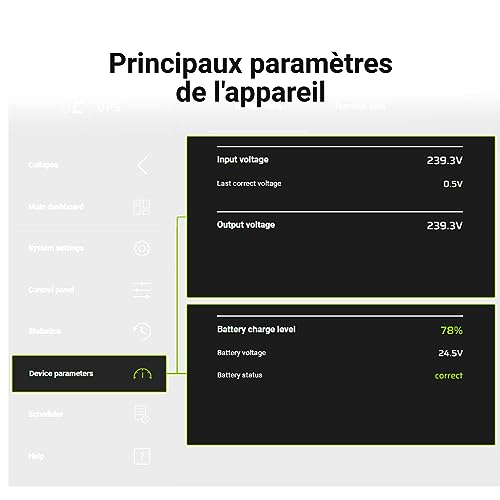Onduleur sans Interruption Green Cell 800VA Éviter les Pertes de Données sur PC
