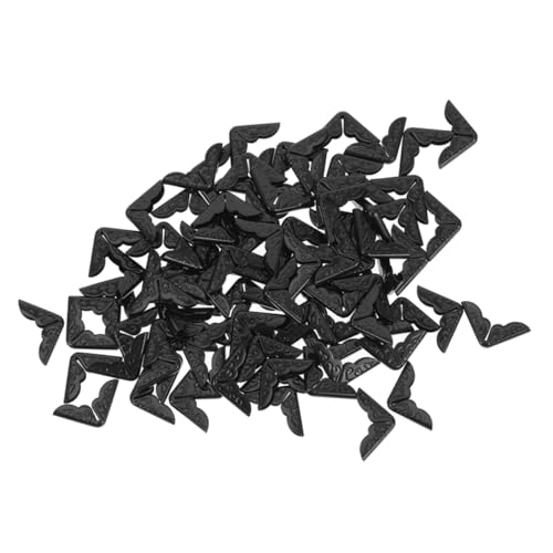HAPINARY 50pcs Metal Book Corners Antiqued Corner Protectors for Decorative Edges Light Weight