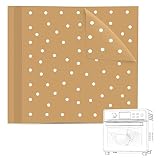 BYKITCHEN Air Fryer Oven Liners, 11x12 Inches, Nonstick Unbleached Rectangular Air Fryer Parchment P