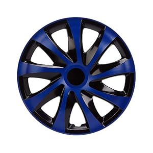 NRM KO250 wieldop Draco CS, zwart/zilver, 14 inch, set van 4