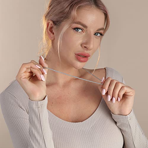 925 Sterling Silver Bead Ball Dog Tag Chain For Men & Women Silver Bead Chain Necklace Silver Ball Chain Necklaces 3.0MM, 18 - 26 Inch Jewelry Gifts For Christmas Valentine's Day Mother's Day Father's Day4