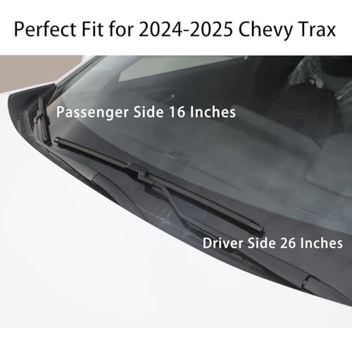 WINNERS Windshield Wiper Blades Set for 2024-2025 Chevy Trax - Driver and Passenger Side Replacement