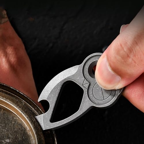 Ouvre-boîte multifonction et décapsuleur bière bouteilles titane - 4