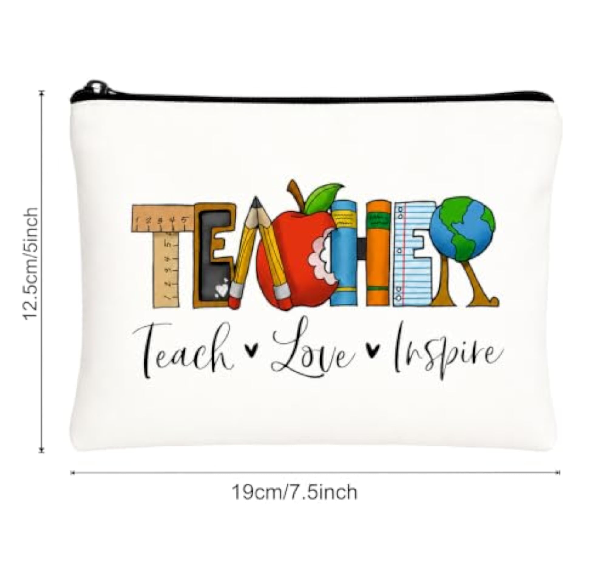 Multipurpose Zipper Pouch for Makeup & Stationery