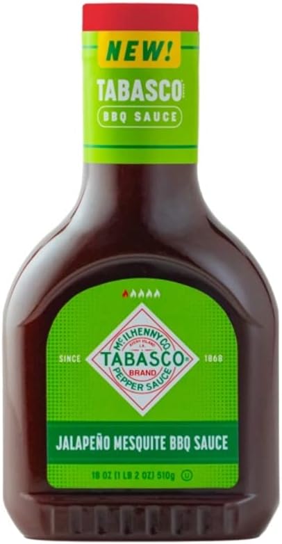 Tabasc Jalapeno Mesquite BBQ Sauce, 18 oz Bottle