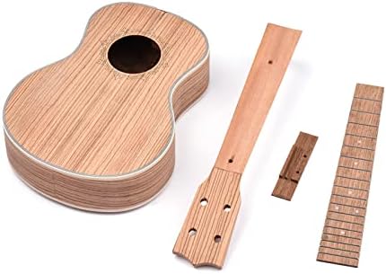 DIY Ukulele Kit, 26-Inch Tenor with Rosewood Fingerboard, Complete Wooden Assembly Set for Adults Musicians Leaners and Craft Enthusiasts