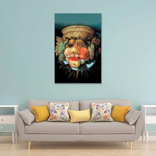 Giuseppe Arcimboldo Tête Composable impression toile affiche décoration murale salon - 2