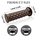 RGOAANC Motorcross Handle Grips, Dirt Bike Grips, Rubber Anti-Slip Universal Handlebar Racing Grip, Car Accessories Motorcycle Comfort Hand Handlebar Grip for Motocross Scooter Dirt Bike (Coffee)