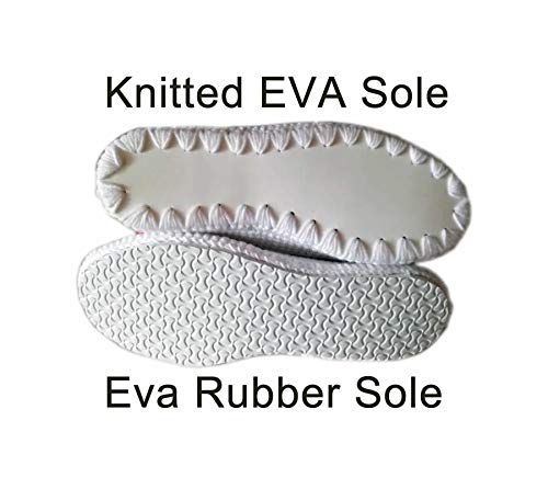 Black Canvas Low-Top Platform Crochet Sneakers - Handcrafted Unisex Slippers for a Cozy Winter4