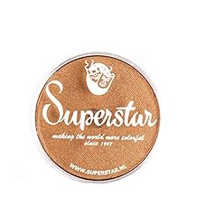 Superstar Face Paint - Bronze Shimmer 061, Hypoallergenic, Gluten Free & Cruelty Free - Child Friendly, Great for Fairs, Carnivals, Party & Halloween Painting 16 gm