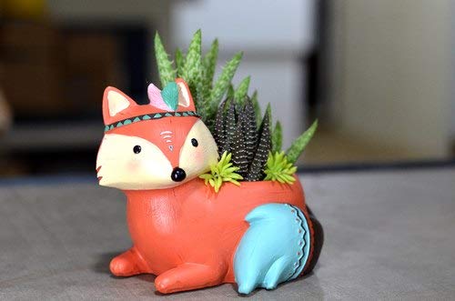 Brotherhood Enterprise Resin Pots Cute Mini Fox Design Cute & Trendy Add Aesthetic Appeal to Home Or Office Table Gives Look of Lovely Miniature in Cute Pot Imported Without Plant (B08PBDL9KG) Amazon Price History, Amazon Price Tracker