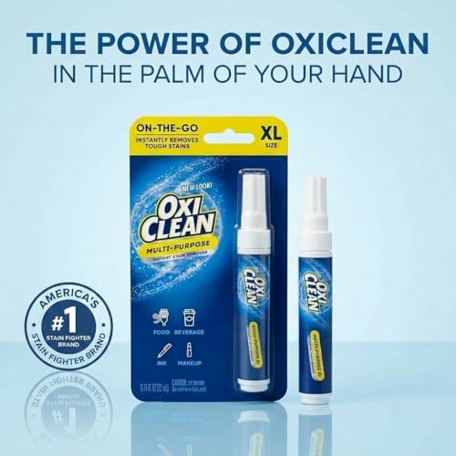 OxiClean On The Go Stain Remover Pen, 0.74 Fl Oz – Instant Travel Stain Cleaner for Clothes, Food, Wine, Coffee, Makeup, Portable & Easy Use - image 2