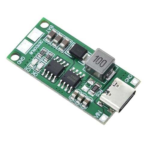 Hailege 2pcs Multi-Cell 2S 3S 4S Step-Up Boost LiPo Polymer Li-Ion Ladeplatine USB-C bis 8,4 V 12,6 V 16,8 V (3S 4A) 7,4 V 11,1 V 14,8 V 18650 Lithium-Batterie-Boost-Modul Typ C