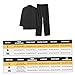 Lawnrden Martial Arts Pants, Kung Fu Uniform, Breathable Cotton Martial Arts Pants and Long Sleeved Shirt Chinese Traditional Tai Chi Uniform with Standing Collar and Buckle, for Unisex, L