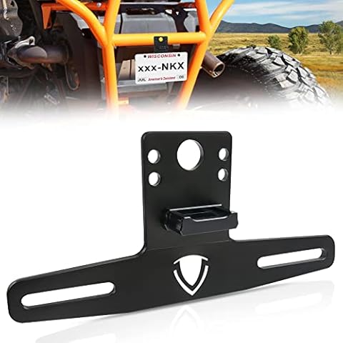 StarknightMT ATV UTV License Plate Holder Cover